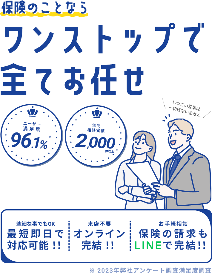 保険のことなら、ワンステップでお任せ